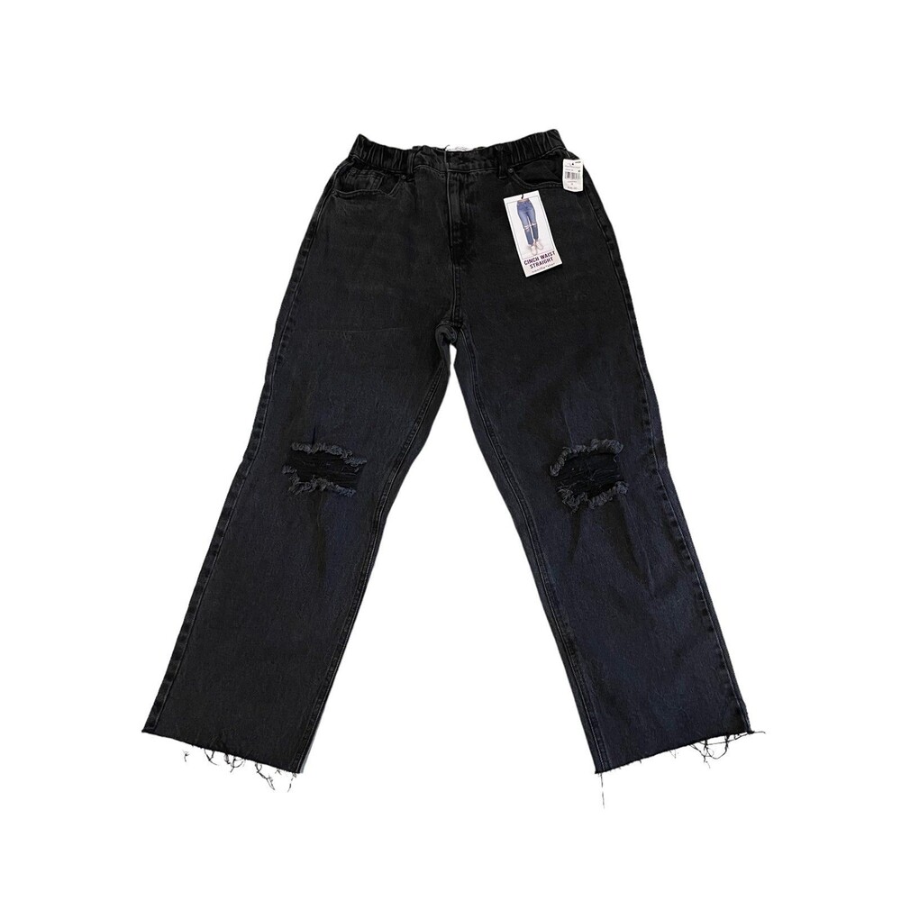 Vanilla Star Cinch Waist Distressed NWT Super High Rise 29w